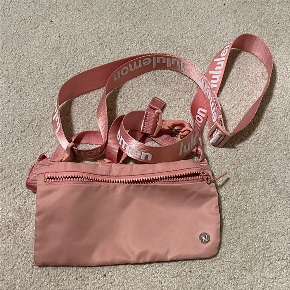 lululemon athletica Handbags - lululemon athletica Blush Pink Crossbody Bag